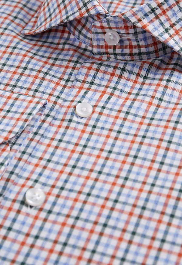 Paul Stuart Three Color Check Sport Shirt, image 3