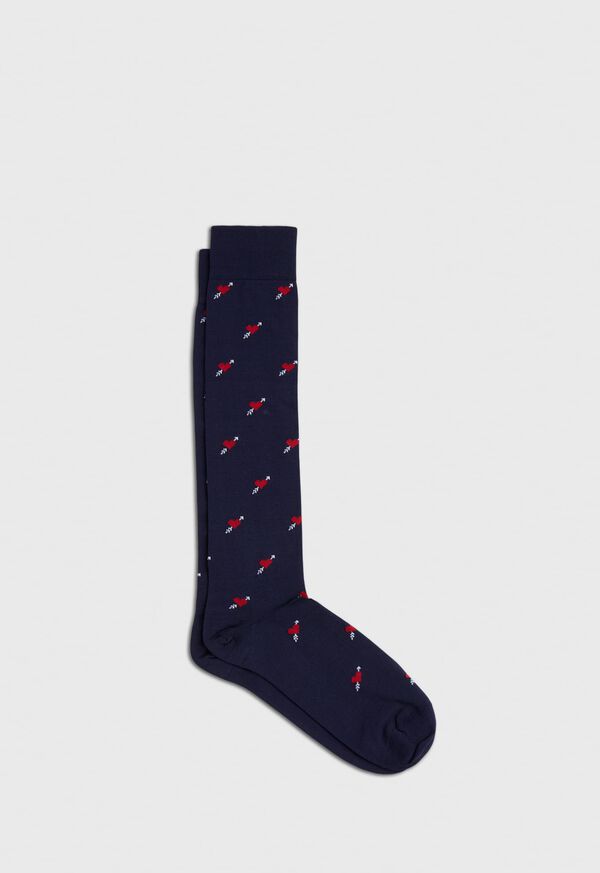 Paul Stuart Heart and Arrow Motif Sock, image 1