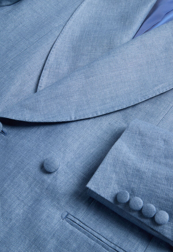 Paul Stuart Linen Double Breasted Dinner Jacket, image 2