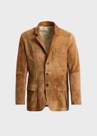 Paul Stuart Raw Edge Distressed Suede Jacket, thumbnail 1