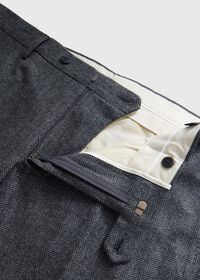 Paul Stuart Wool & Cashmere Herringbone Trouser, thumbnail 3