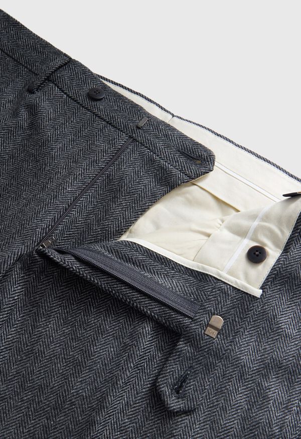 Paul Stuart Wool & Cashmere Herringbone Trouser, image 3