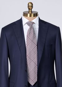 Paul Stuart Silk Jacquard Plaid Tie, thumbnail 2