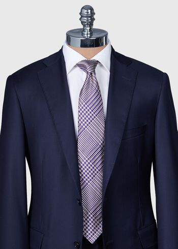 Paul Stuart Woven Silk Glen Plaid Tie