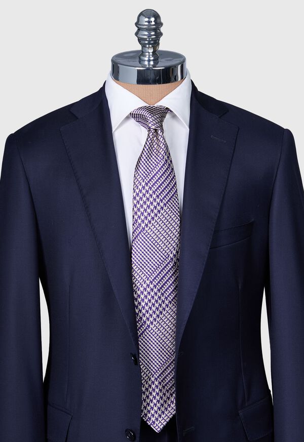 Paul Stuart Woven Silk Glen Plaid Tie, image 2