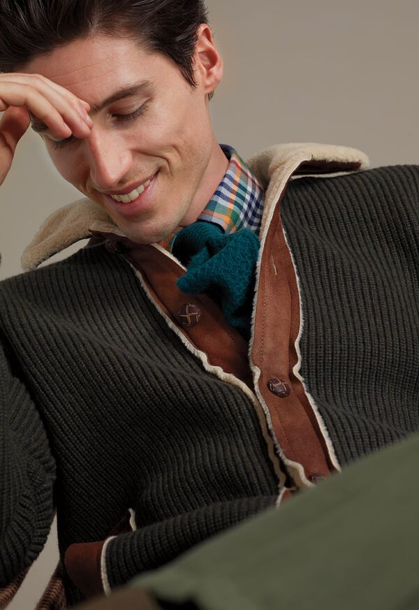 Knit Cardigan Look Paul Stuart Catalog FW21, image 1