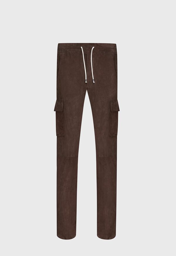 Paul Stuart Suede Cargo Pant, image 1