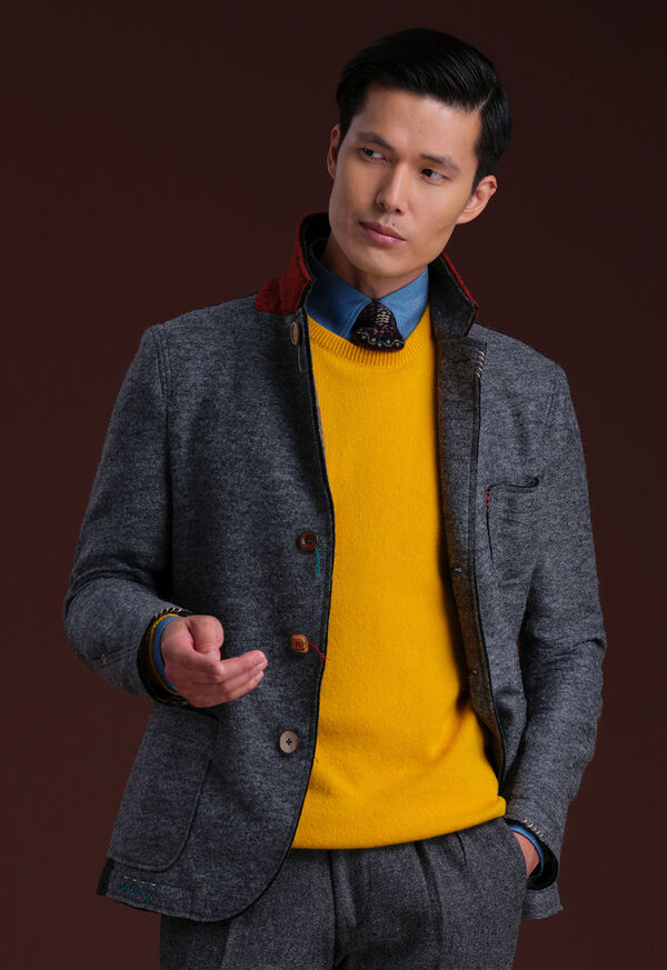 Paul Stuart Lambswool Crew Neck Sweater, image 2