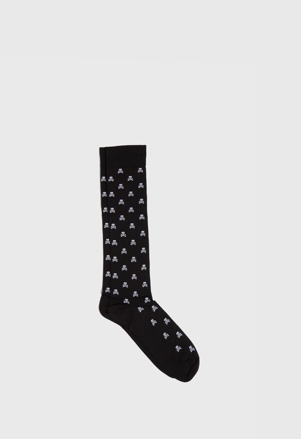 Paul Stuart Skull and Crossbones Motif Sock, image 1