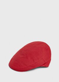 Paul Stuart Irish Linen Solid Flat Cap, thumbnail 3