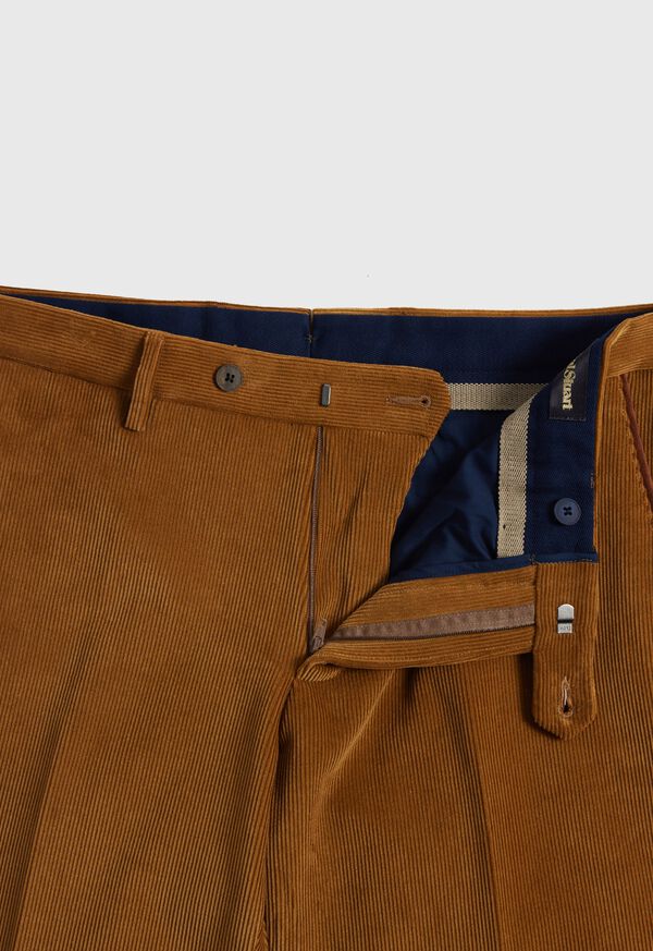Paul Stuart Suede Trimmed Corduroy Trouser, image 2