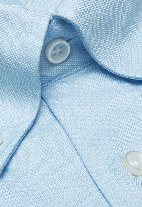 Paul Stuart Blue Oxford Traveler Shirt, image 2