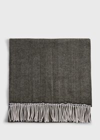 Paul Stuart Wool Chevron Scarf, thumbnail 2