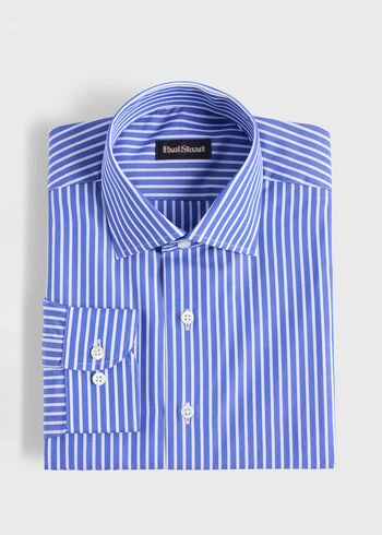 Paul Stuart Cotton Vertical Stripe Sport Shirt