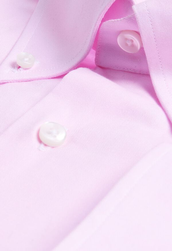 Paul Stuart Cotton Oxford Logo Sport Shirt, image 3