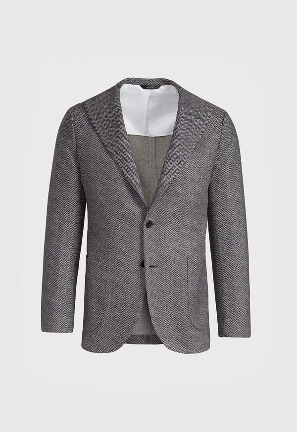 Paul Stuart Herringbone Print Wool Blazer, image 1