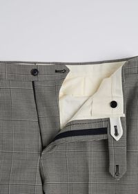 Paul Stuart Black and White Plaid Suit, thumbnail 6