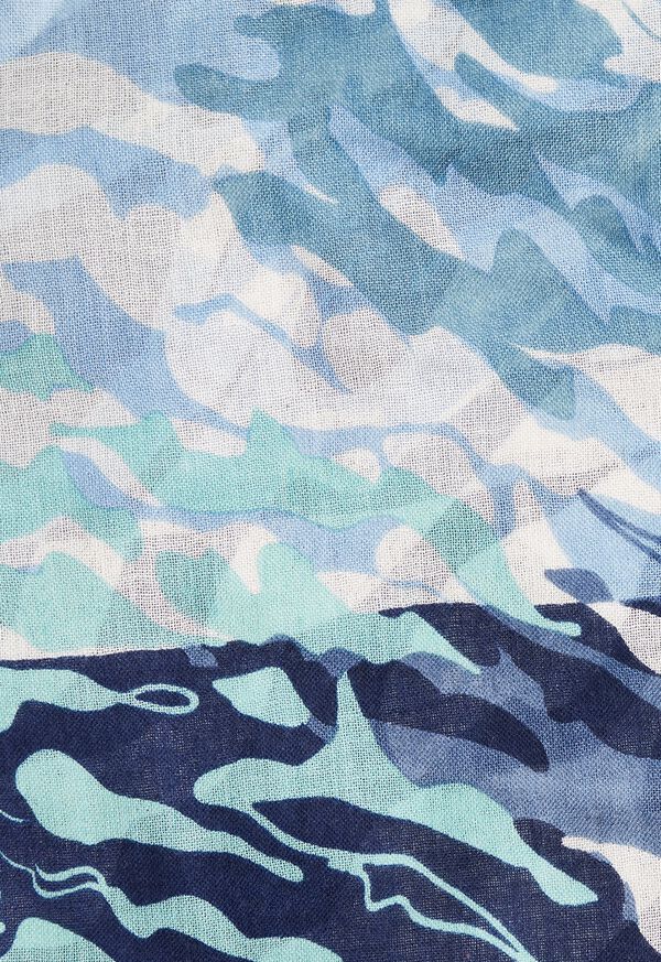 Paul Stuart Camo Print Scarf, image 2