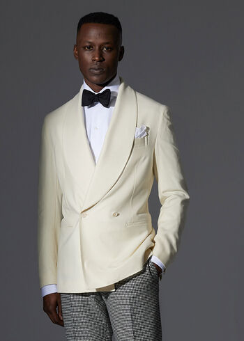 Paul Stuart Cashmere Shawl Collar Dinner Jacket