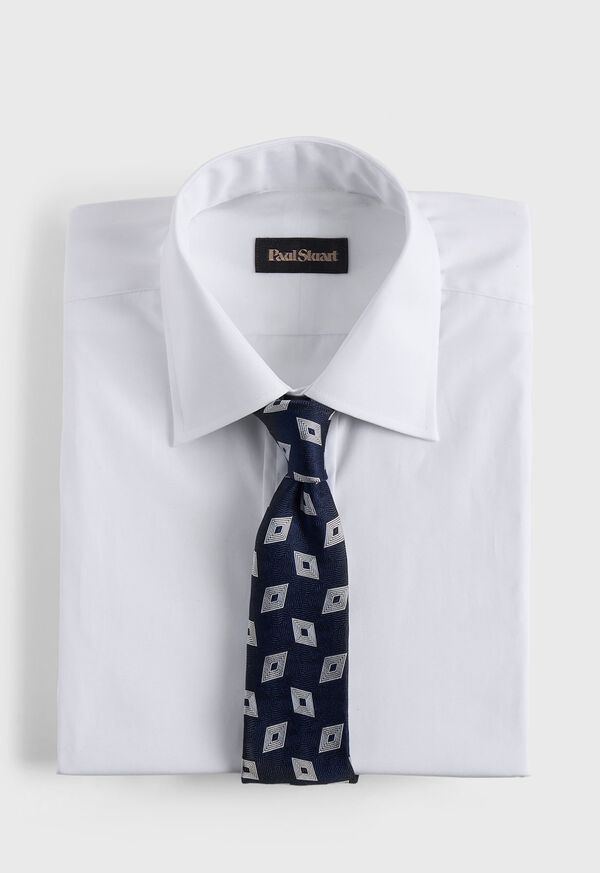 Paul Stuart Woven Silk Deco Diamond Tie, image 2