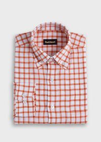 Paul Stuart Linen Windowpane Sport Shirt, thumbnail 1