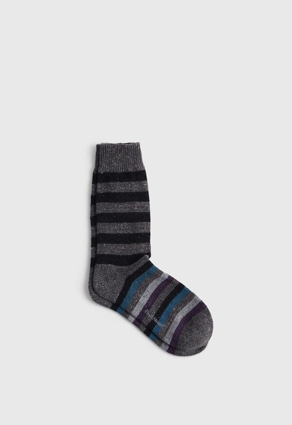 Paul Stuart Donegal Stripe Boot Sock, image 1