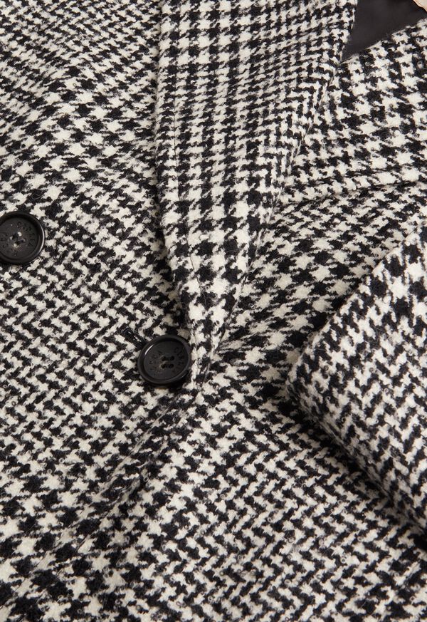Paul Stuart Double Breasted Glen Plaid Coat, image 2