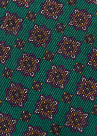 Paul Stuart Silk Medallion Print Tie, thumbnail 3