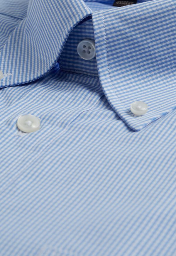 Paul Stuart Micro Gingham Check Dress Shirt, image 2