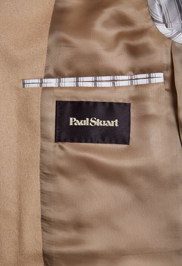 Paul Stuart Camel Solid Cashmere Sport Jacket, image 3