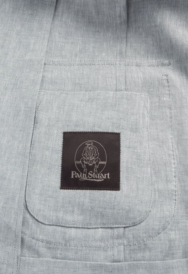 Paul Stuart Linen Nehru Collar Soft Jacket, image 3
