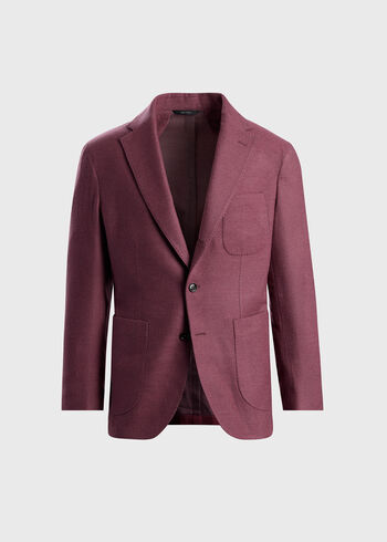 Paul Stuart Wool & Cashmere Patch Pocket  Jacket