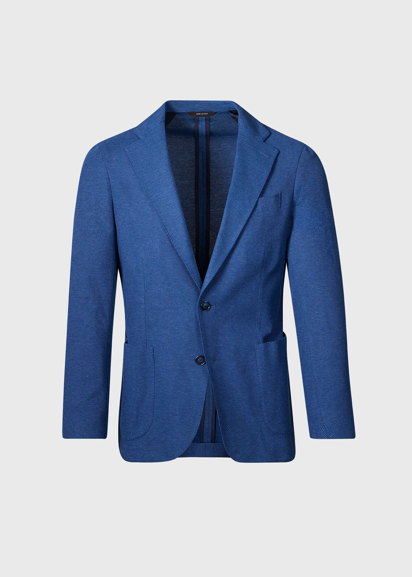 1ST TYPE COTTON PIQUE JACKET - Unstained organic cotton