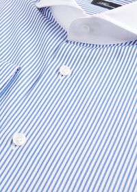 Paul Stuart Contrast Short Cutaway Collar Dress Shirt, thumbnail 2