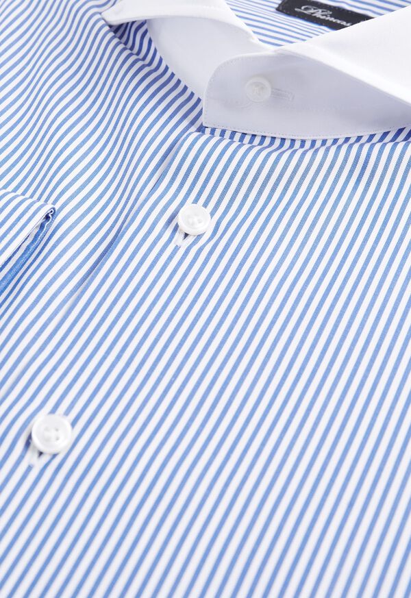 Paul Stuart Contrast Short Cutaway Collar Dress Shirt, image 2