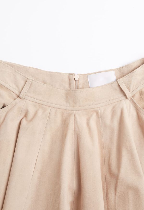 Paul Stuart Suede Flared Skirt, image 2