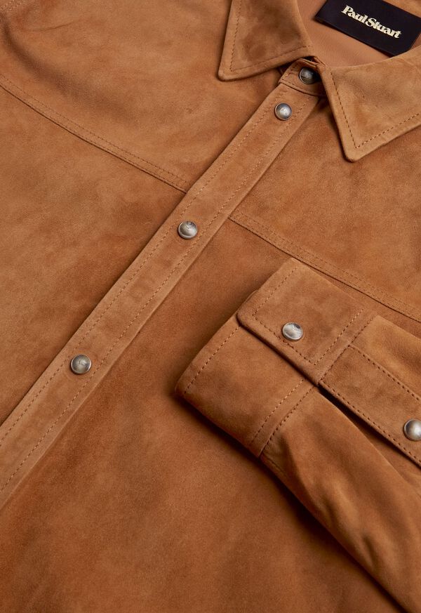 Paul Stuart Suede Shirt Jacket, image 2