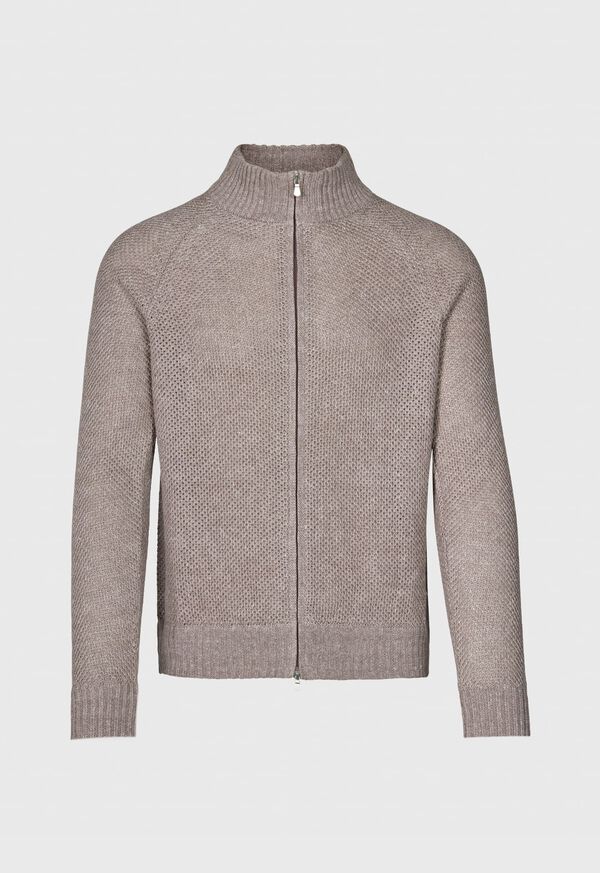Paul Stuart Linen & Cotton Full Zip Cardigan, image 1