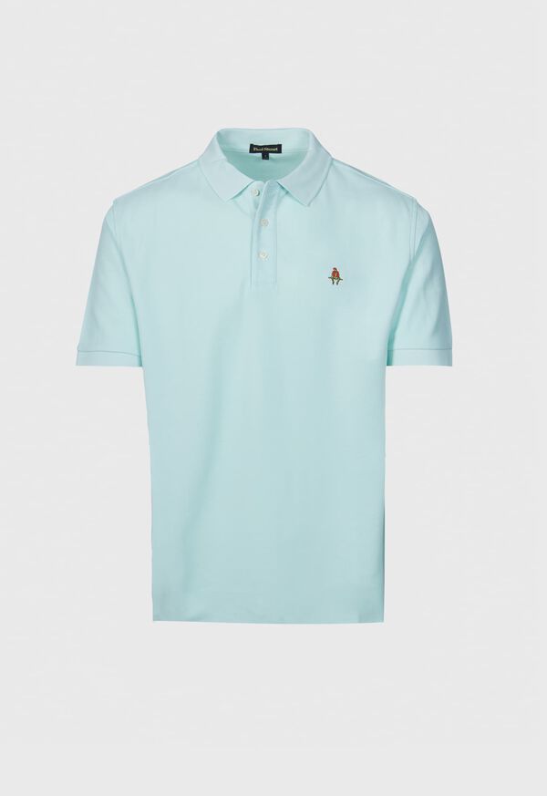 Paul Stuart Cotton Piqué Logo Polo, image 1