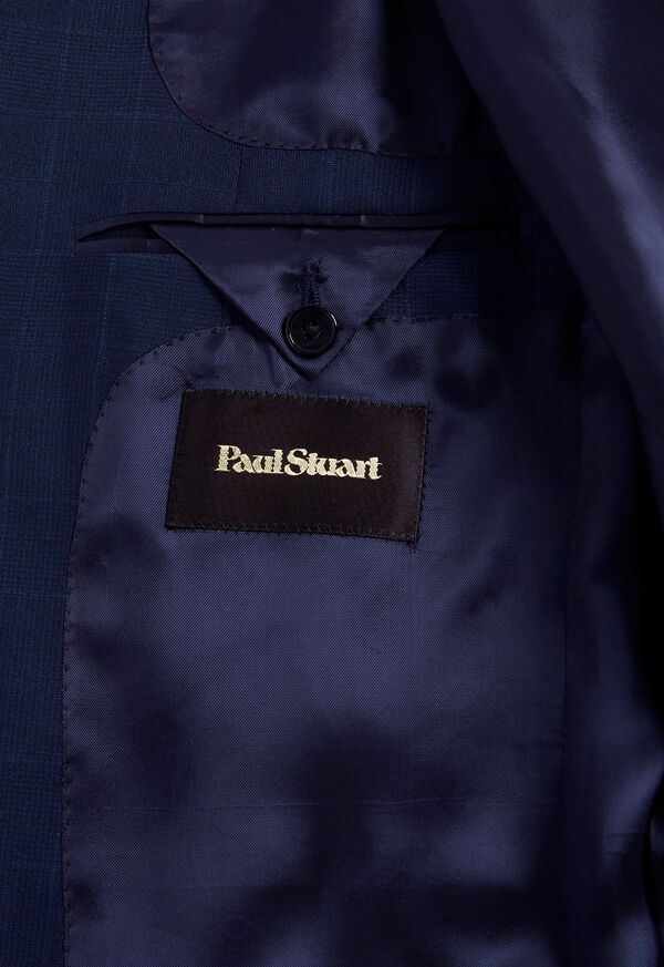 Paul Stuart Navy Plaid Summer Jacket, image 3