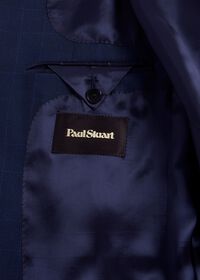 Paul Stuart Navy Plaid Summer Jacket, thumbnail 3