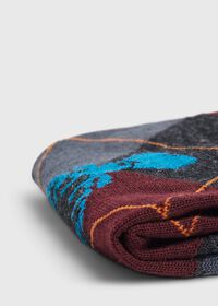 Paul Stuart Deerhead Motif Argyle Wool Sock, thumbnail 3