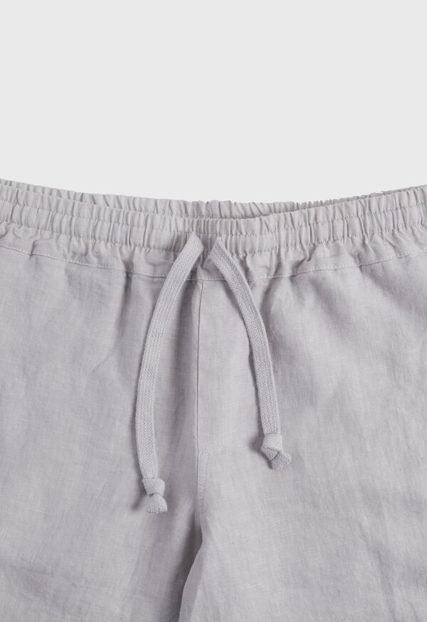 Paul Stuart Drawstring Washed Linen Walk Shorts, image 2