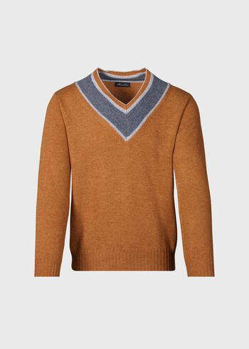 Paul Stuart Wool V-Neck Pullover Sweater
