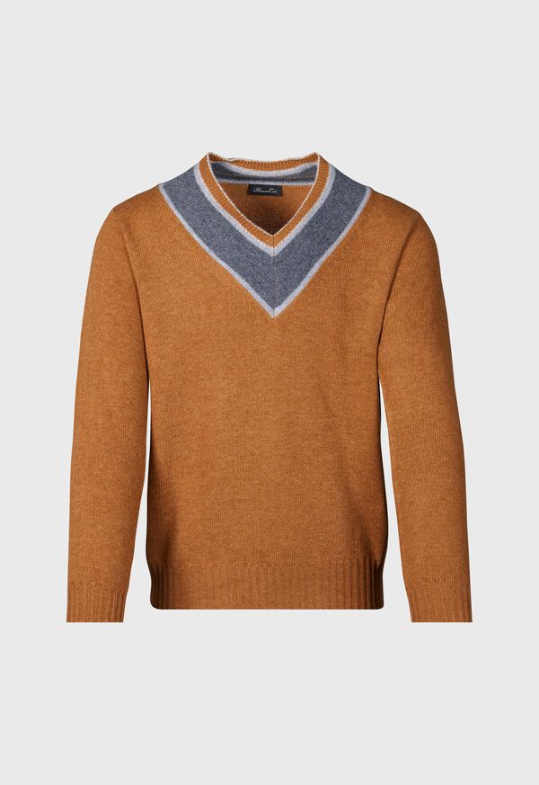 Paul Stuart Wool V-Neck Pullover Sweater, image 1