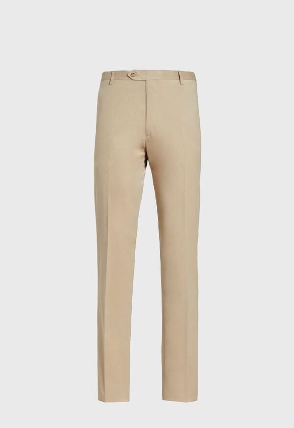 Paul Stuart Stone Cotton Stretch Pant, image 1