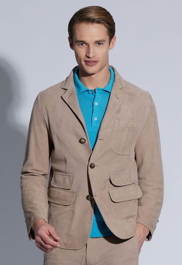 Paul Stuart Single Breasted Suede Jacket, image 2