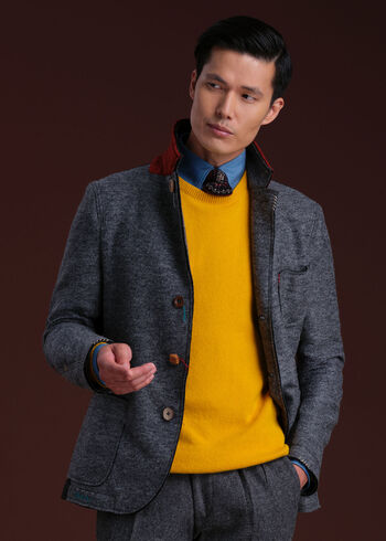 Paul Stuart Lambswool Crew Neck Sweater