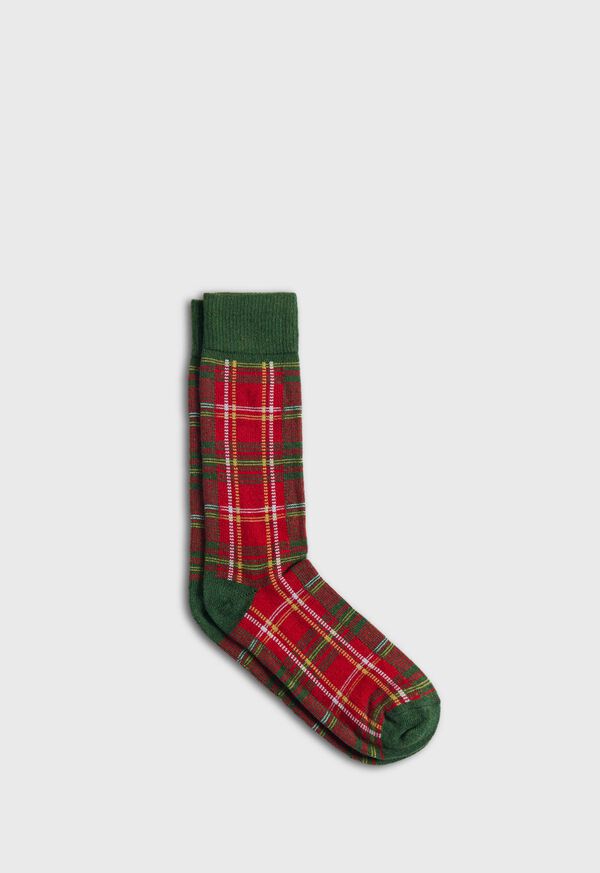 Paul Stuart Tartan Boot Sock, image 1