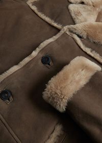 Paul Stuart Classic Shearling Coat, thumbnail 2